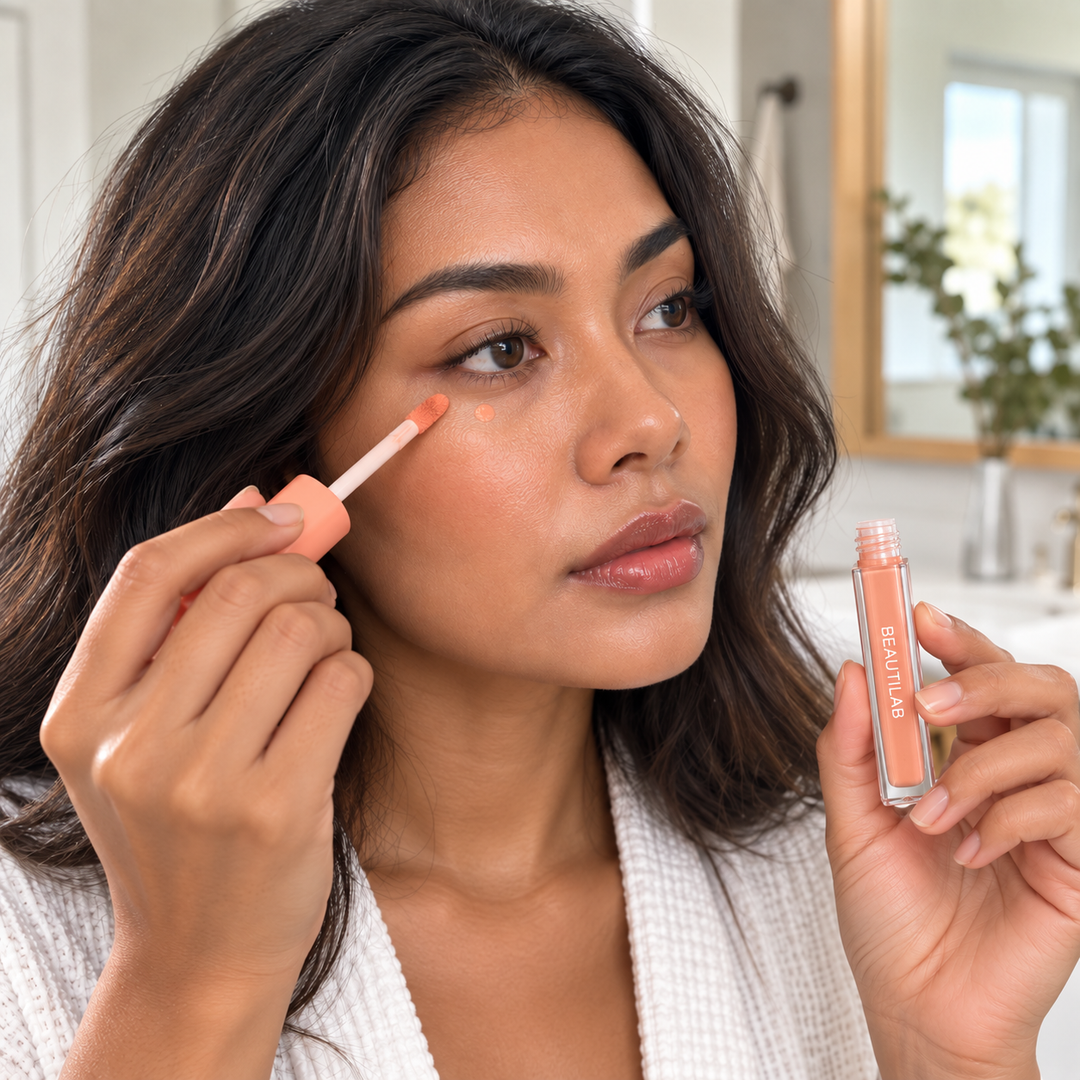 BEAUTILAB A2P Concentrate Peach Dark Spot Corrector — Deep Peach — 1, 2 or 4 Tubes | 2.5 g Each — product use lifestyle use1