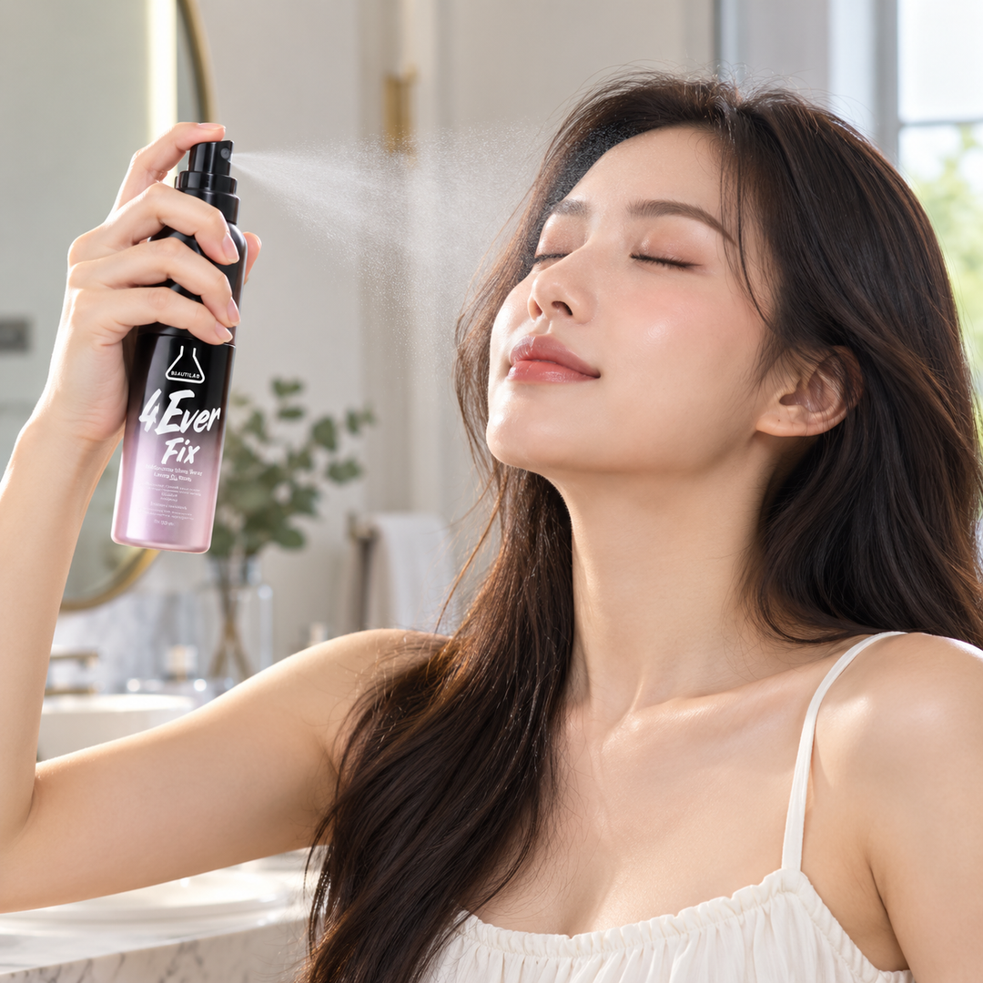 BEAUTILAB 4EverFix Long Lasting Makeup Setting Spray — 1, 2 or 4 Bottles | 100 ml Each — product use lifestyle use1