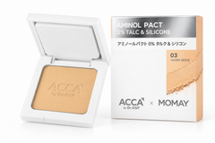 ACCA by Dr.DSP × MOMAY Aminol Pact 0% Talc & Silicone 12 g – 03 Warm Beige | 1, 2 or 4 Pack product on white background