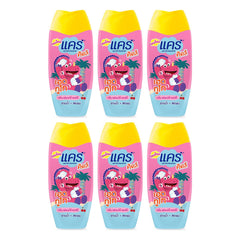 Care Kids Head to Toe Friendly Cherry Wash | 6 Bottles | 200 ml Each — 6 separate retail units shown on white background