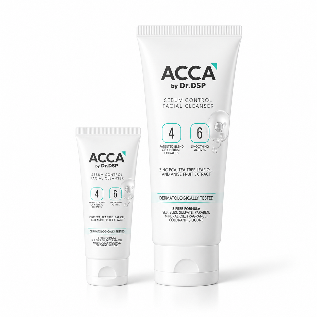 ACCA by Dr.DSP Sebum Control Facial Cleanser | 20g or 100g, 1, 2 or 4 Pack