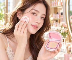 Plantnery Dewy & Shine Soft Glow Essence Cushion SPF50 PA+++ 12 g – 00 Fair | 1, 2 or 4 Pack application lifestyle