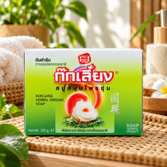 Kokliang Herbal Original Soap 150g — lifestyle photograph