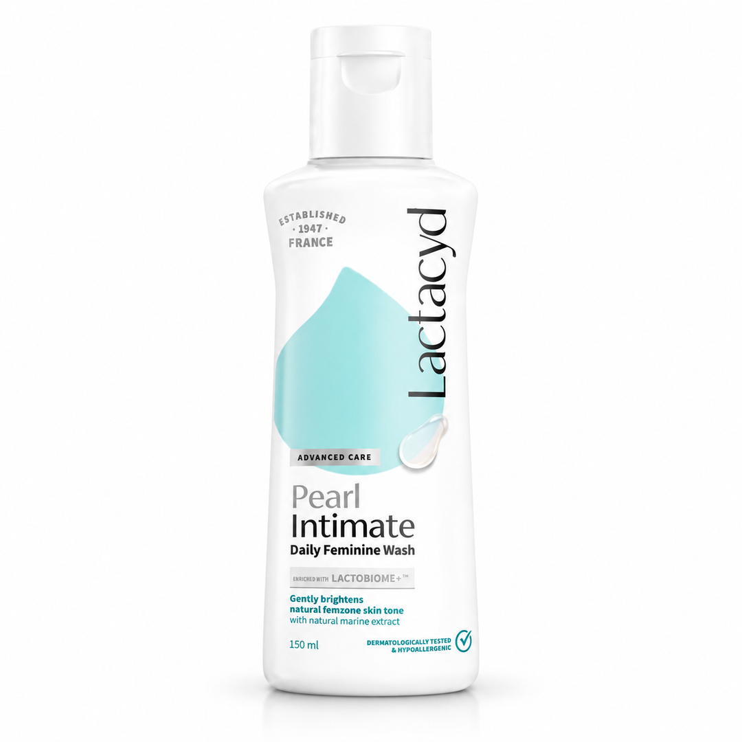 Lactacyd Pearl Intimate Daily Feminine Wash — 1 × 150 ml — exact pack quantity on white