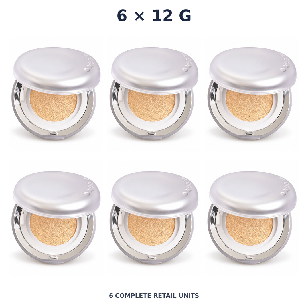 Smooto NextGen Cushion Matte SPF50+ PA++++ 01 Light Beige 12 g — 6 Units