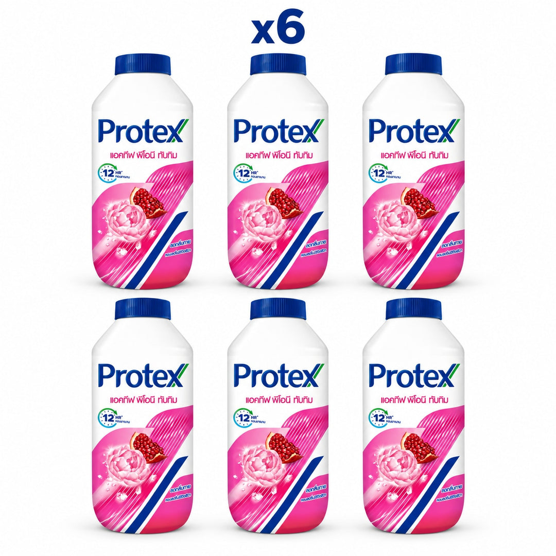 Protex Active Peony & Pomegranate Perfumed Talcum Powder 280 g - 6 retail units