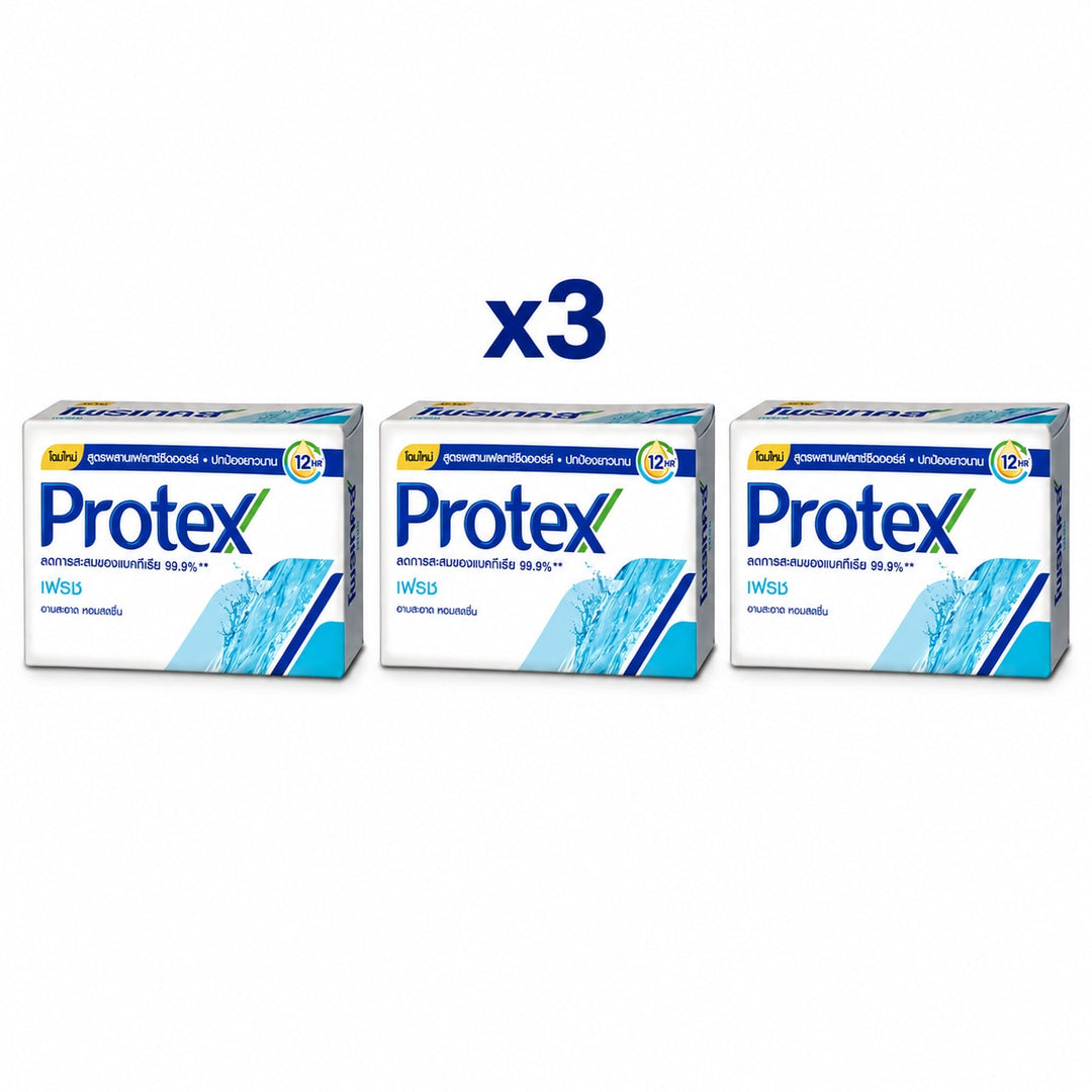 Protex Fresh Bar Soap 90 g — Pack of 3 - product cover