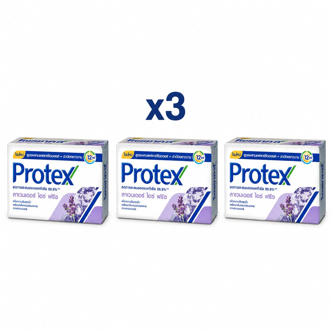 Protex Lavender Ice Freeze Bar Soap 60 g — Pack of 3 - product cover