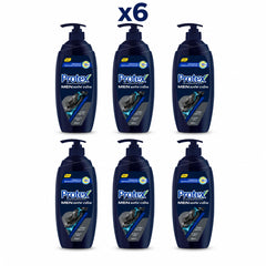 Protex Men Active Charcoal Shower Cream 450 ml — Pack of 6 - product cover