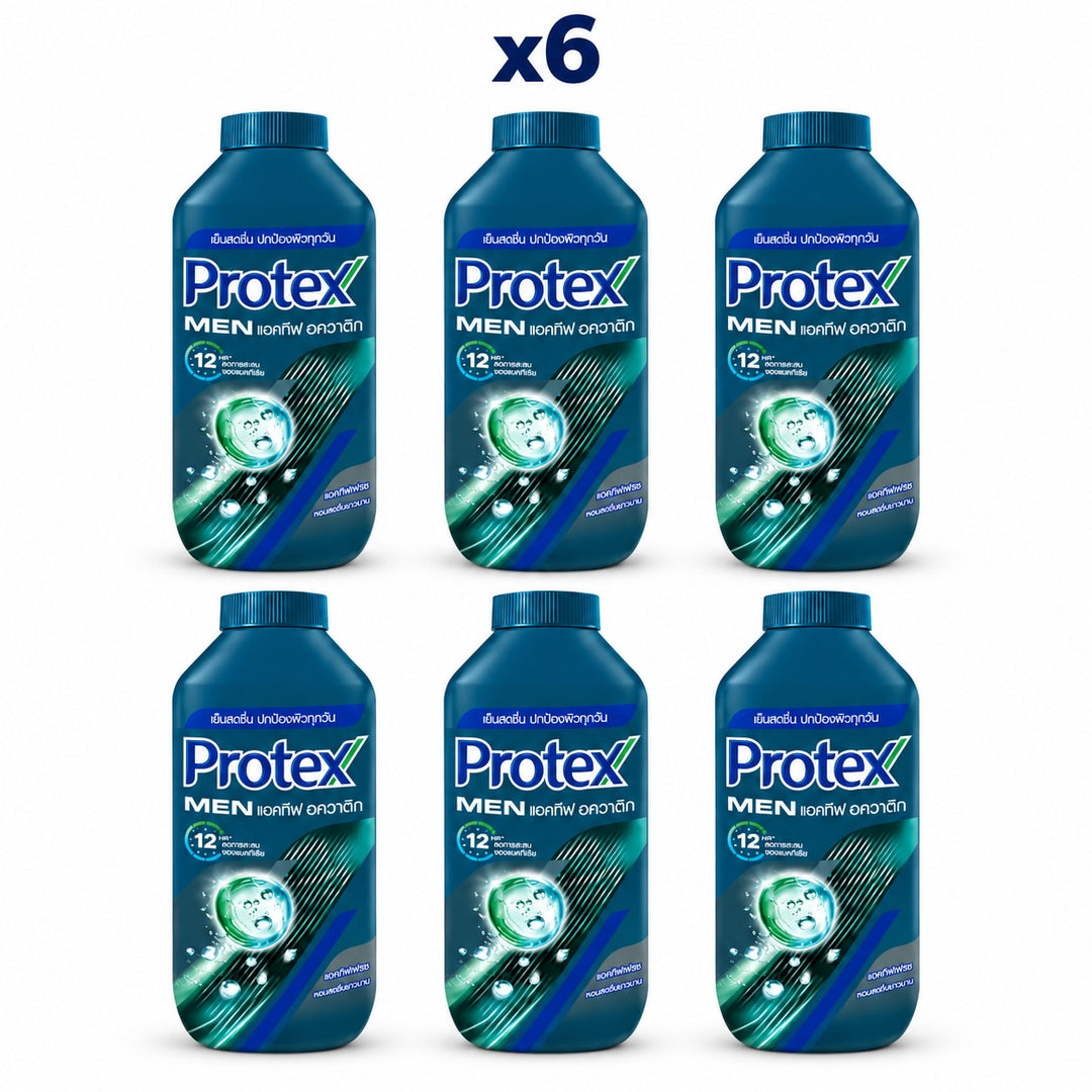 Protex Men Aquatic Talcum Powder 280 g - 6 retail units