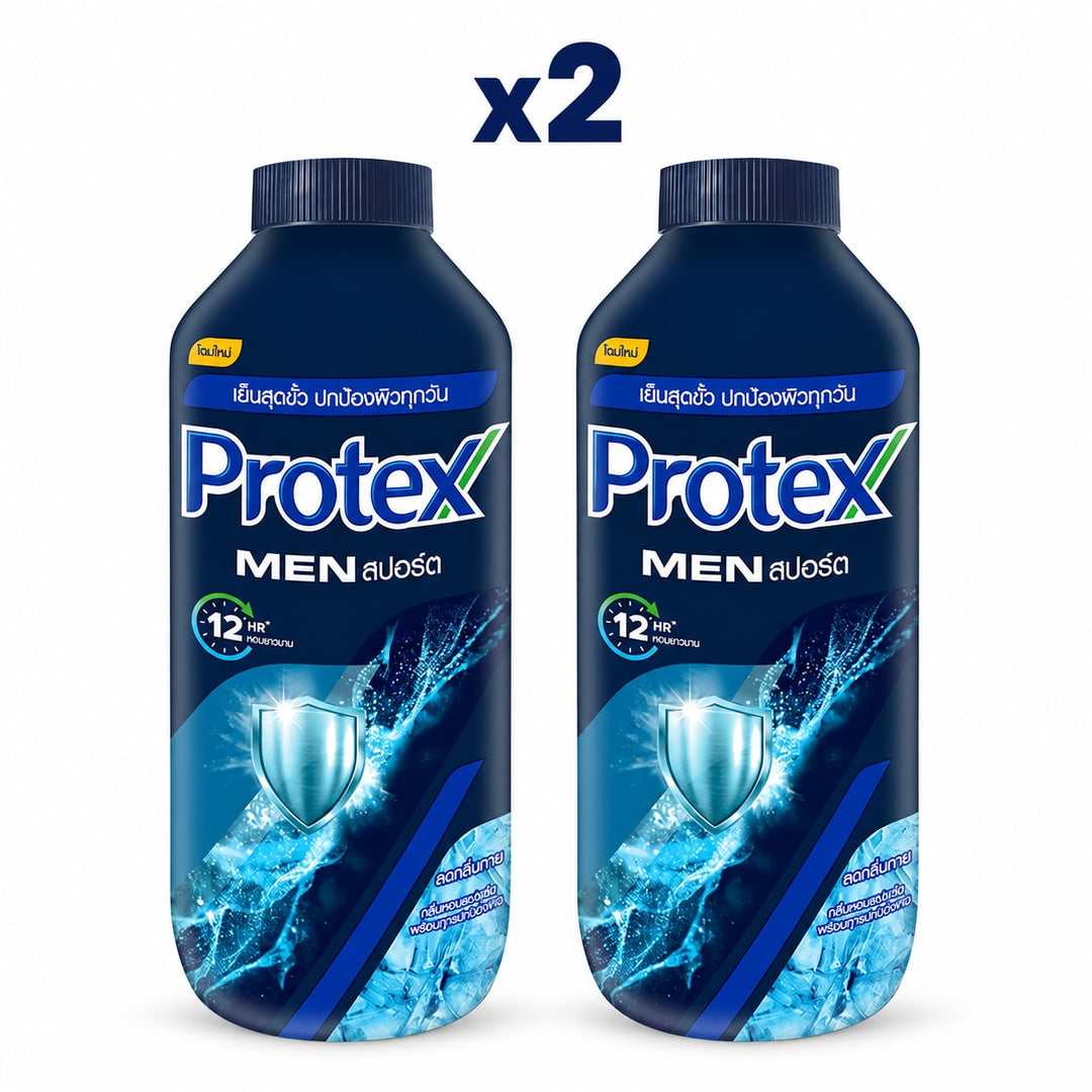 Protex Men Sport Talcum Powder 280 g — Pack of 2 - product cover