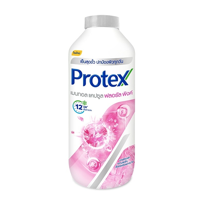 Protex Menthol Capsule Floral Pink Talcum Powder 280 g — 1 Unit - product cover