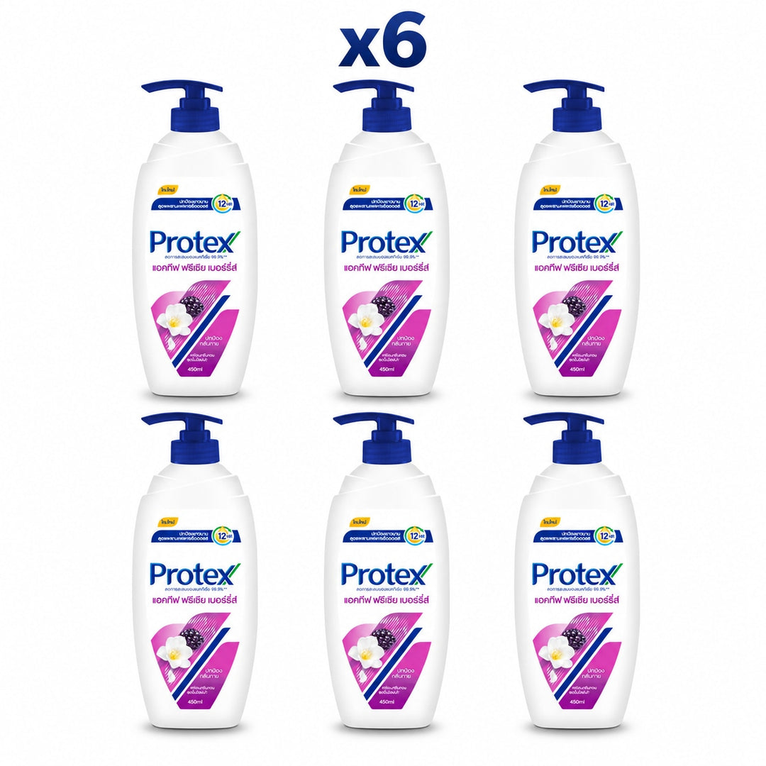 Protex Perfume Freesia & Berries Shower Cream 450 ml — Pack of 6 - product cover