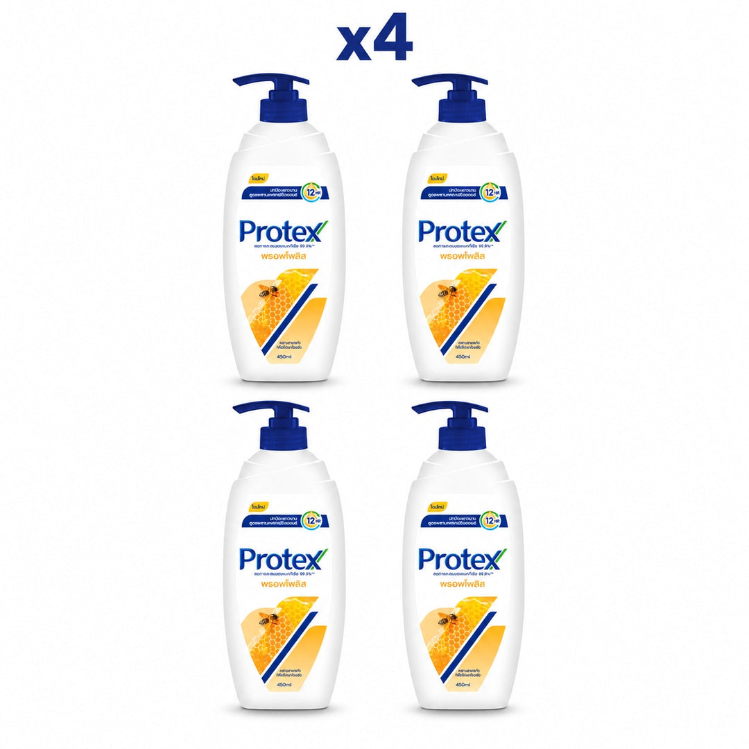 Protex Propolis Shower Cream 450 ml — Pack of 4 - product cover