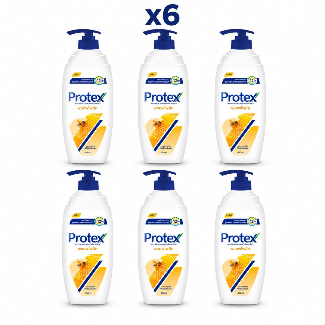 Protex Propolis Shower Cream 450 ml — Pack of 6 - product cover