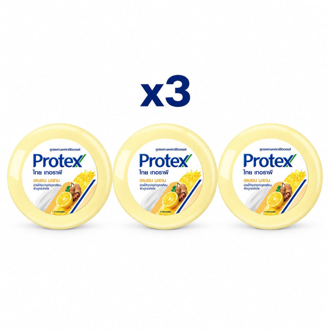 Protex Thai Therapy Lemon & Tamarind Bar Soap 145 g — Pack of 3 - product cover