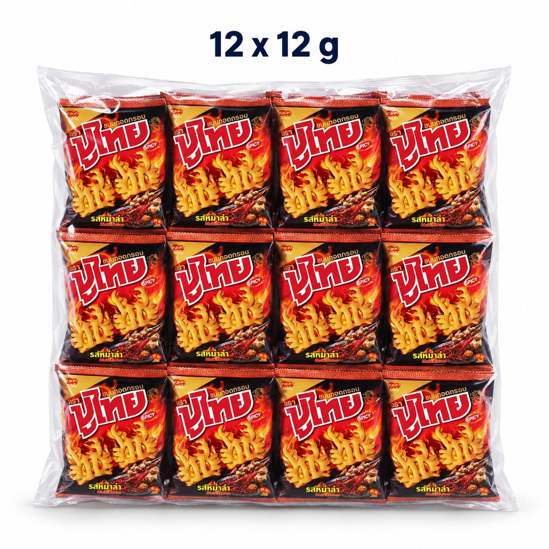 Puthai Mala Crispy Snacks 12 × 12 g - product cover