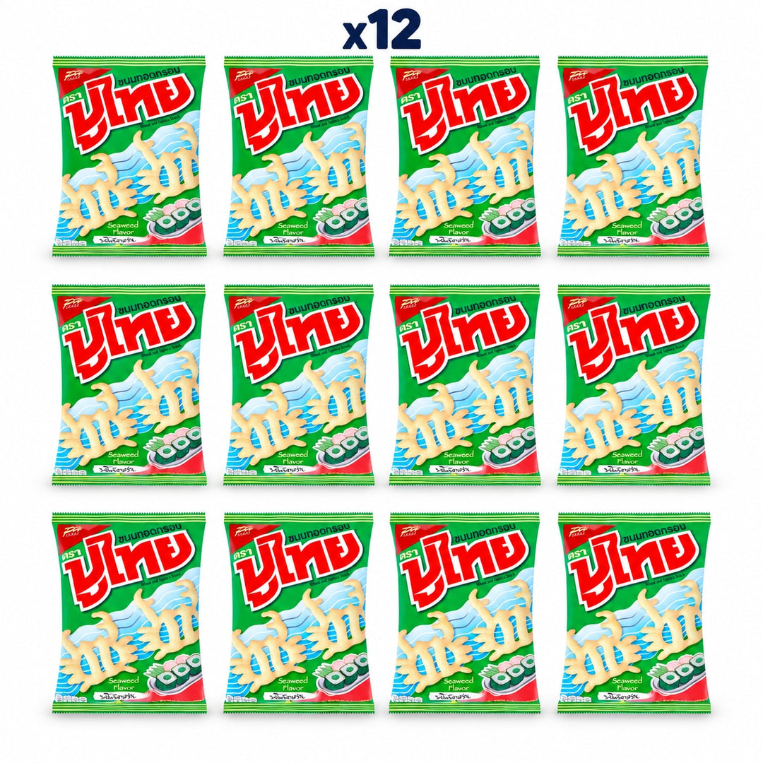 Puthai Nori Seaweed Crispy Snacks 12 × 55 g - product cover