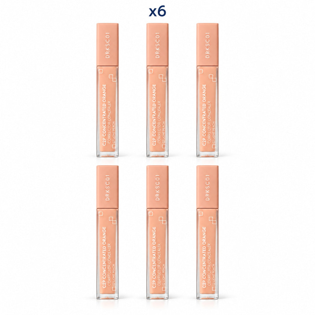 QESICR C2P Concentrated Orange Corrector — 02 Light Peach 1 tube - 6 retail units