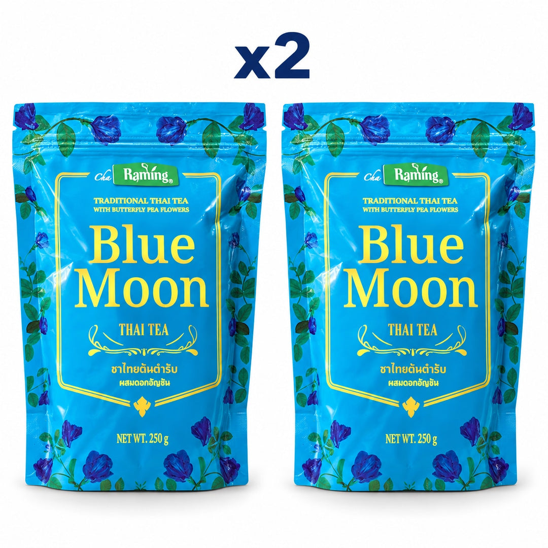 Raming Blue Moon Thai Tea with Butterfly Pea 250 g — Pack of 2 - product cover