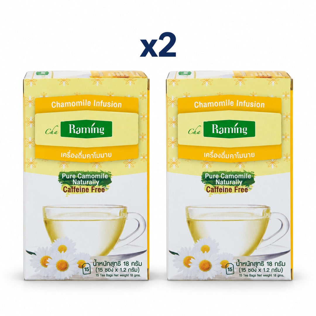 Raming Pure Chamomile Infusion 15 Tea Bags (18 g) — Pack of 2 - product cover