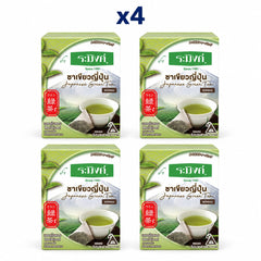 Raming Japanese Green Tea 10 Pyramid Bags (18 g) — Pack of 4 - product cover
