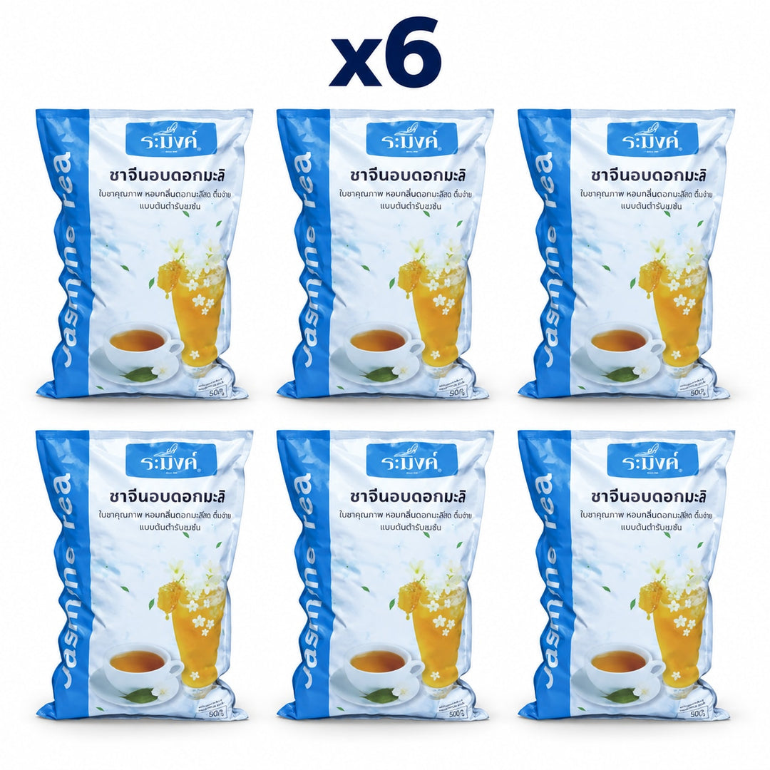 Raming Jasmine Tea Leaves 500 g — Pack of 6 - product cover