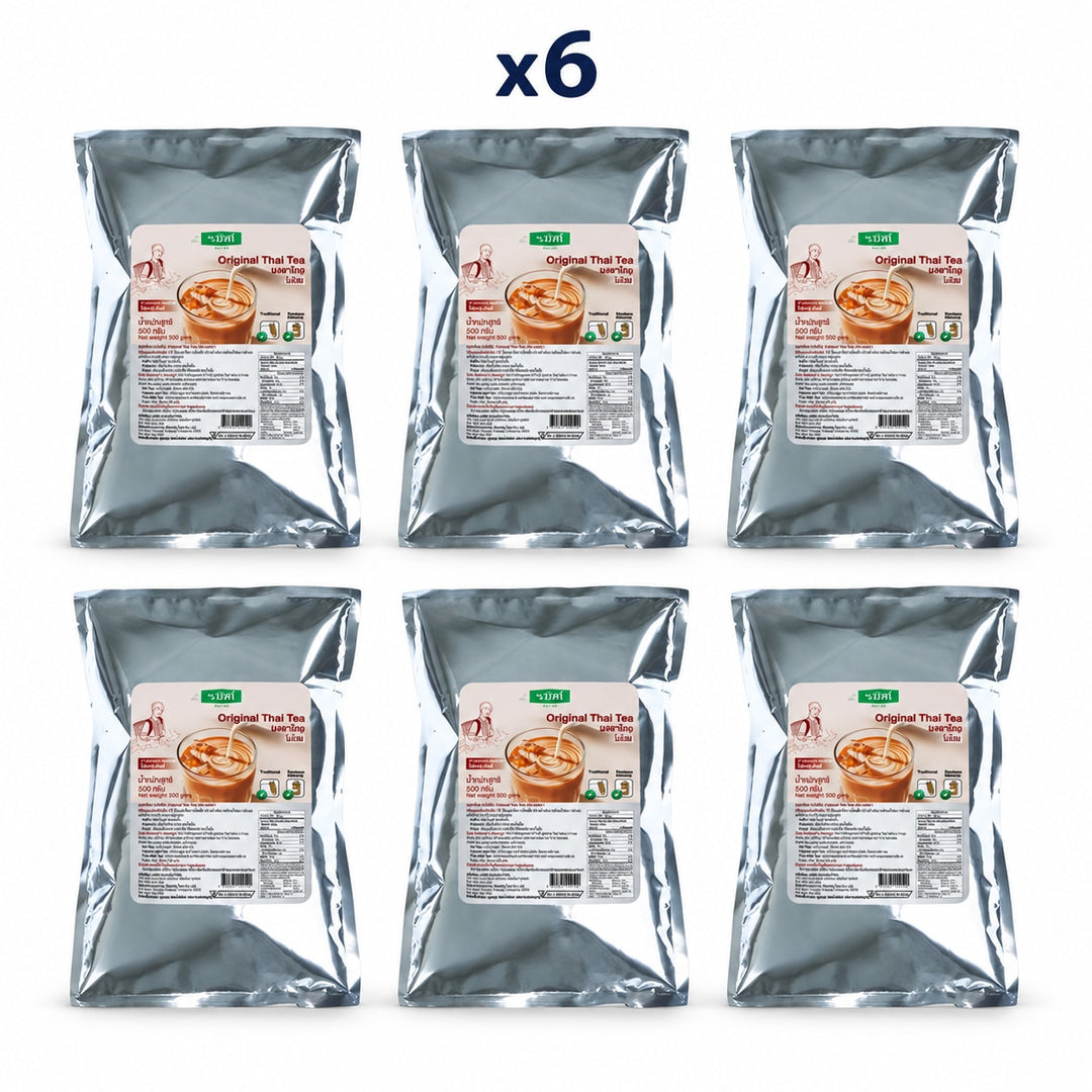Raming Nude Thai Tea No Added Colour 500 g — Pack of 6 - product cover