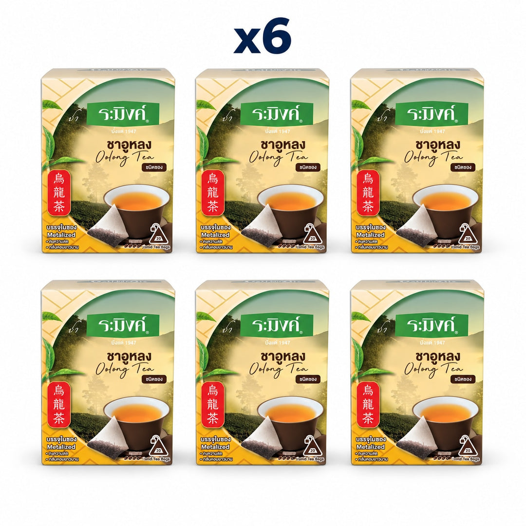 Raming Oolong Tea 20 Pyramid Bags (30 g) — Pack of 6 - product cover