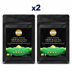 Raming Organic Assamica FBOP Black Tea 120 g — Pack of 2 - product cover