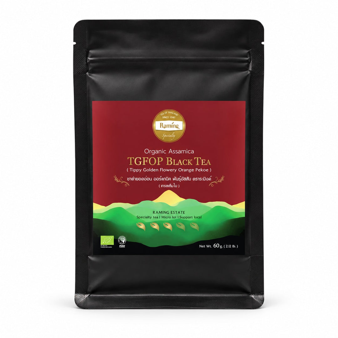 Raming Organic Assamica TGFOP Whole Leaf Black Tea 60 g — 1 Unit - product cover