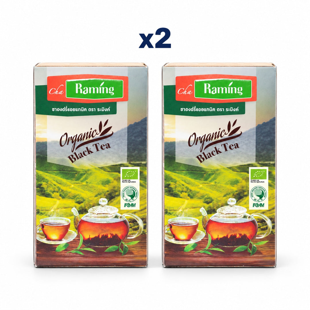 Raming Organic Black Tea 15 Tea Bags (27 g) — Pack of 2 - product cover