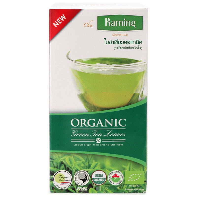 Raming Organic Green Tea Leaves 70 g — 1 Unit - product cover