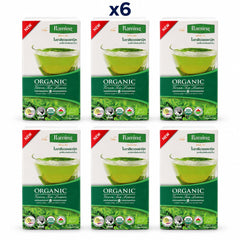 Raming Organic Green Tea Leaves 70 g — Pack of 6 - product cover