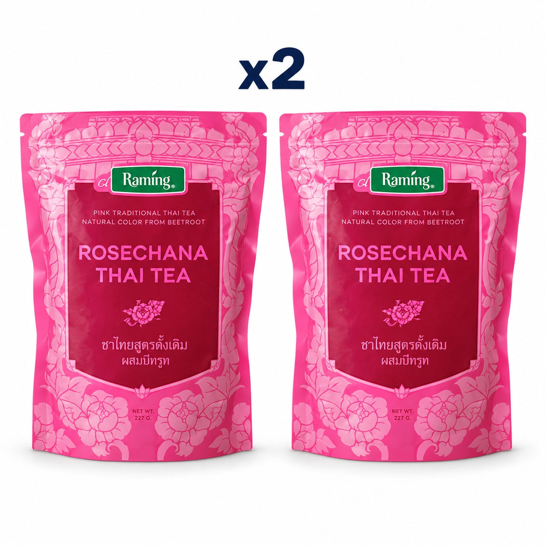Raming Rosechana Thai Tea with Beetroot 227 g — Pack of 2 - product cover