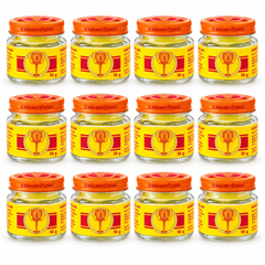 Golden Cup Balm 50 g — Pack of 12 — exact quantity on white