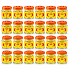 Golden Cup Balm 50 g — Pack of 24 — exact quantity on white
