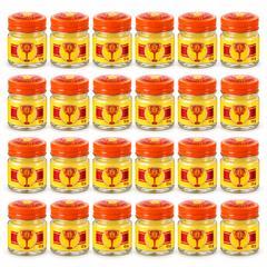 Golden Cup Balm 12 g — Pack of 24 — exact quantity on white