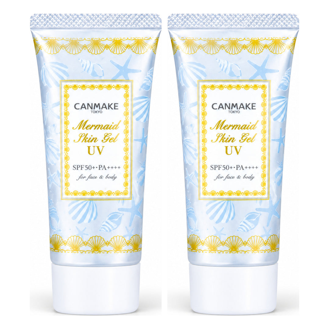 CANMAKE Mermaid Skin Gel UV | 2 Packs | 40 g Each — 2 separate retail units shown on white background
