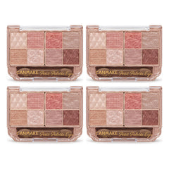 CANMAKE Petit Palette Eyes | 4 Packs | 2 g Each — 4 separate retail units shown on white background