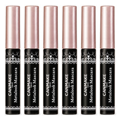 CANMAKE Metalook Mascara | 6 Packs | 4 g Each — 6 separate retail units shown on white background