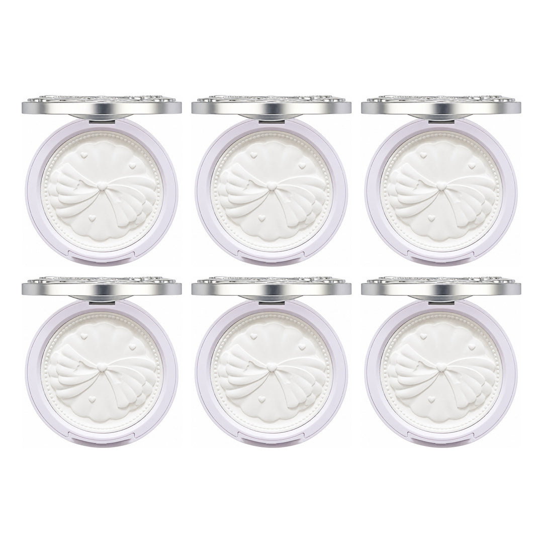 CANMAKE Clear Veil Setting Powder | 6 Packs | 6.2 g Each — 6 separate retail units shown on white background