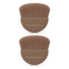 CANMAKE Marshmallow Finish Powder Brush | 2 Packs | 1 pc Each — 2 separate retail units shown on white background