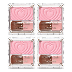 CANMAKE Powder Cheeks | 4 Packs | 1.8 g Each — 4 separate retail units shown on white background