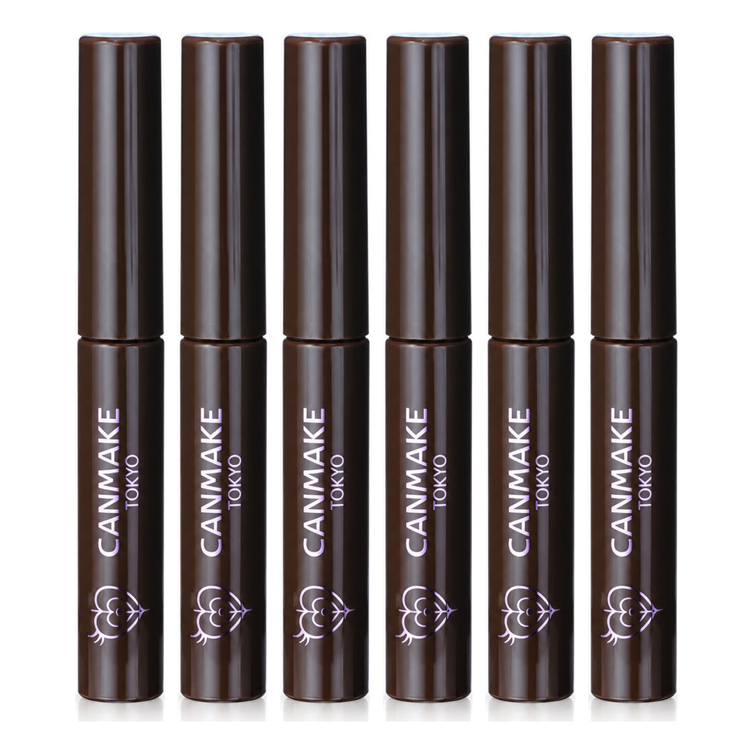CANMAKE Curl Sniper Mascara | 6 Packs | 4 g Each — 6 separate retail units shown on white background