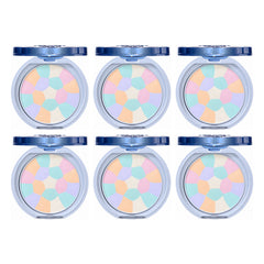 CANMAKE Illuminating Finish Powder Abloom | 6 Packs | 6.5 g Each — 6 separate retail units shown on white background