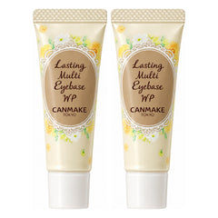 CANMAKE Lasting Multi Eye Base WP | 2 Packs | 8 g Each — 2 separate retail units shown on white background