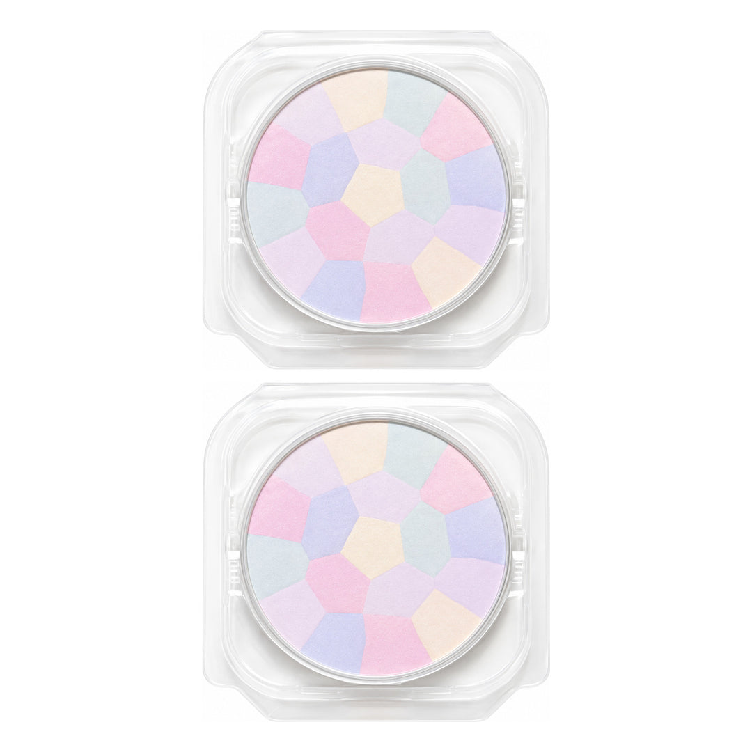 CANMAKE Illuminating Finish Powder Abloom Refill | 2 Packs | 6.5 g Each — 2 separate retail units shown on white background