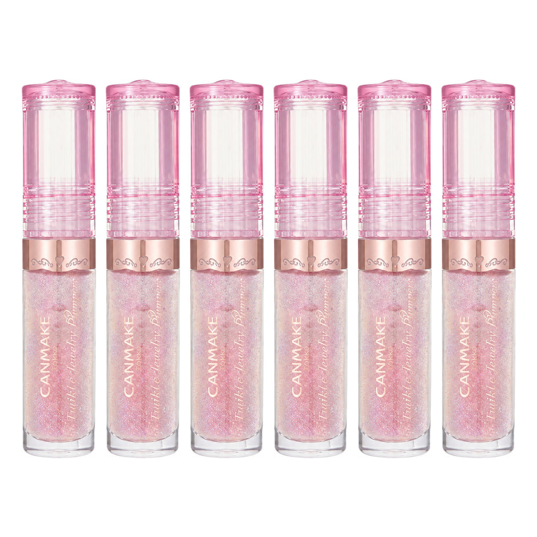 CANMAKE Twinkle Jewelry Plumper | 6 Packs | 3.4 g Each — 6 separate retail units shown on white background