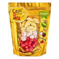 Caju Freeze-Dried Fruit Mix – Durian, Mangosteen & Strawberry | 1 Pouch | 150 g — 1 separate retail unit shown on white background